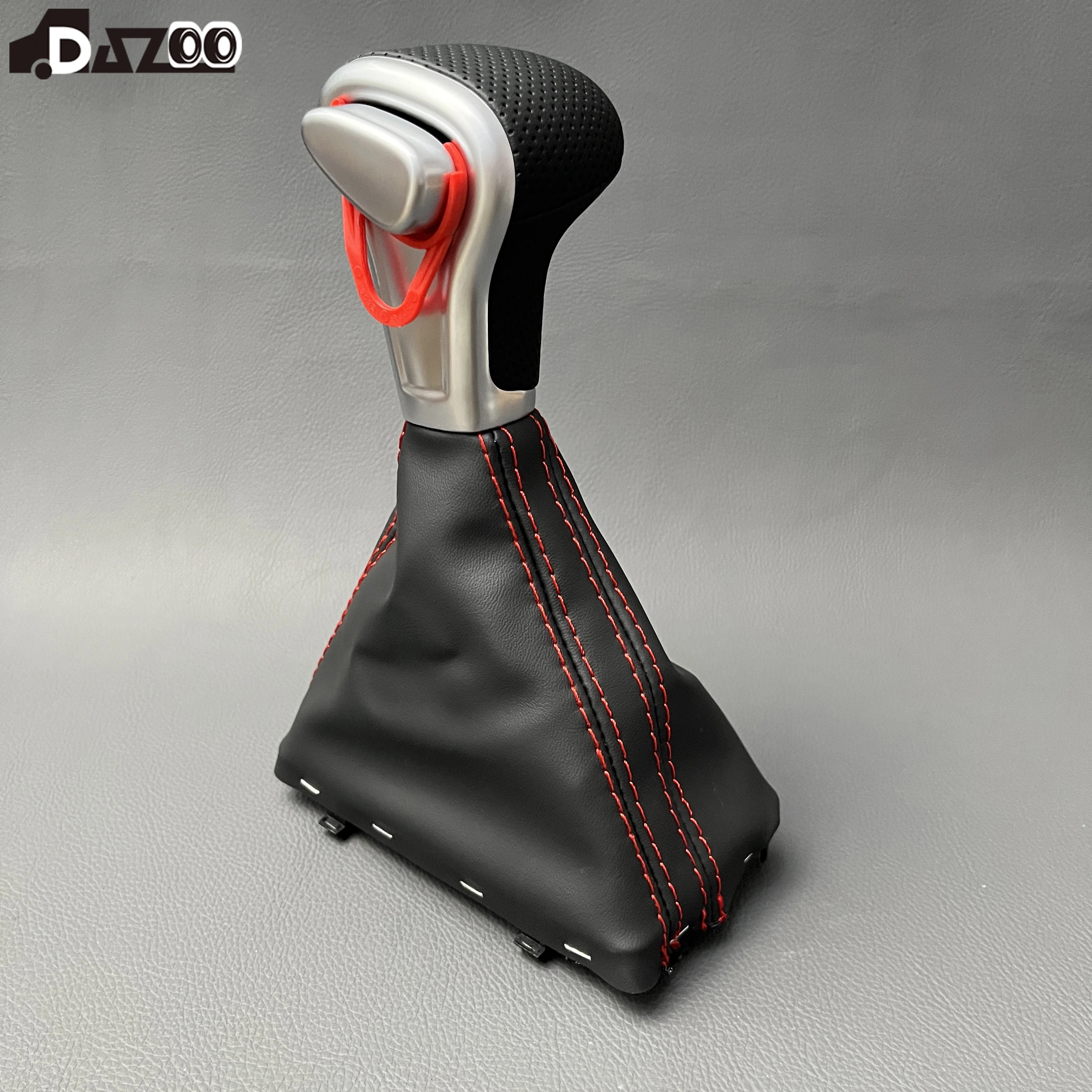 LHD Red Stitching High Quality Automatic Gear Shift Knob For Audi A6 C6 A4 B8 A5 Q5 2009 2010 2011 2012 2013 2014 4G1713139R