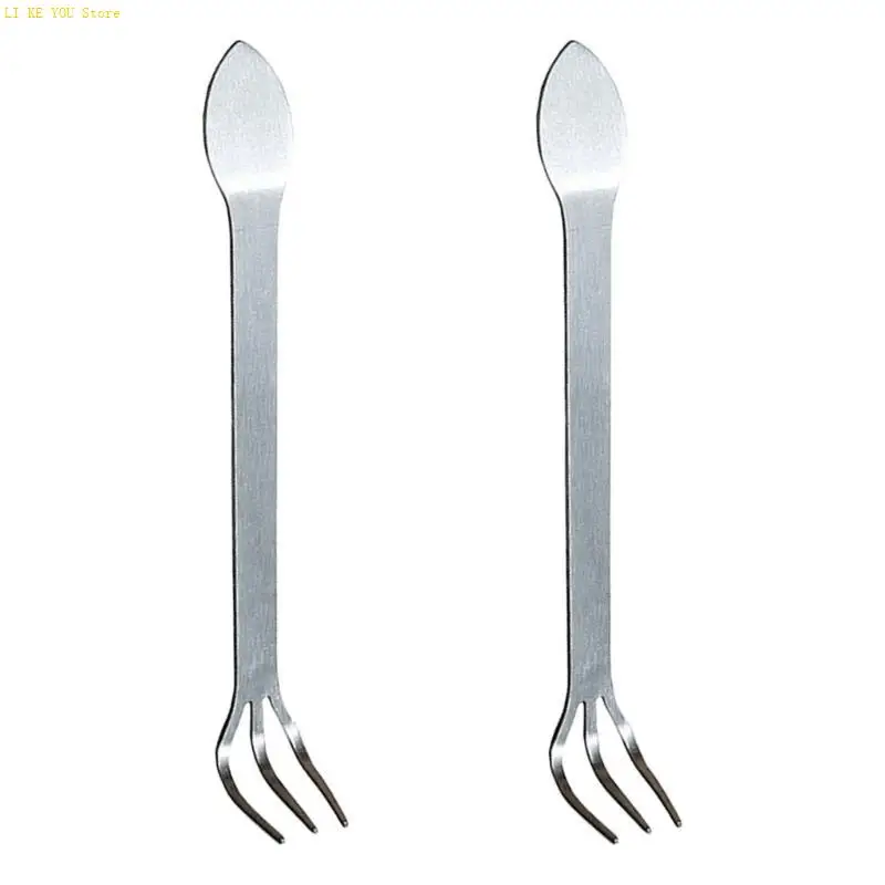 W3JE 1/2PCS อเนกประสงค์บอนไซบอนไซสำหรับการบำรุงรักษาดินและการกรูมมิ่งสแตนเลสสตีลรูตเครื่องมือสวน
