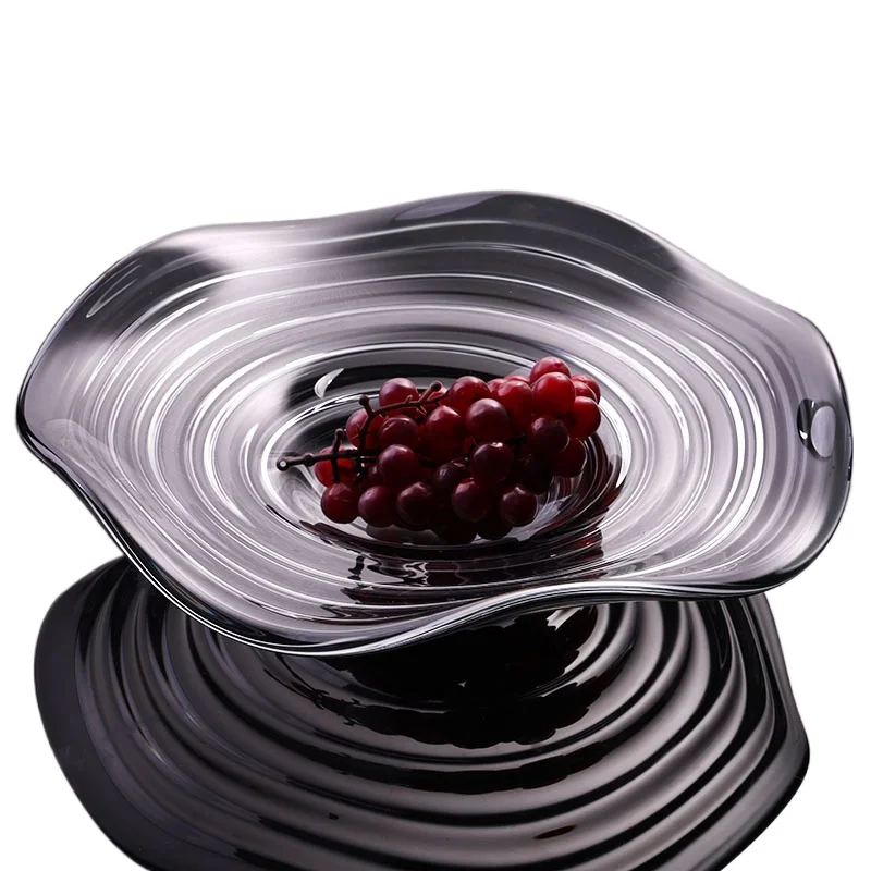 

Jianfeng creative crystal glass fruit plate