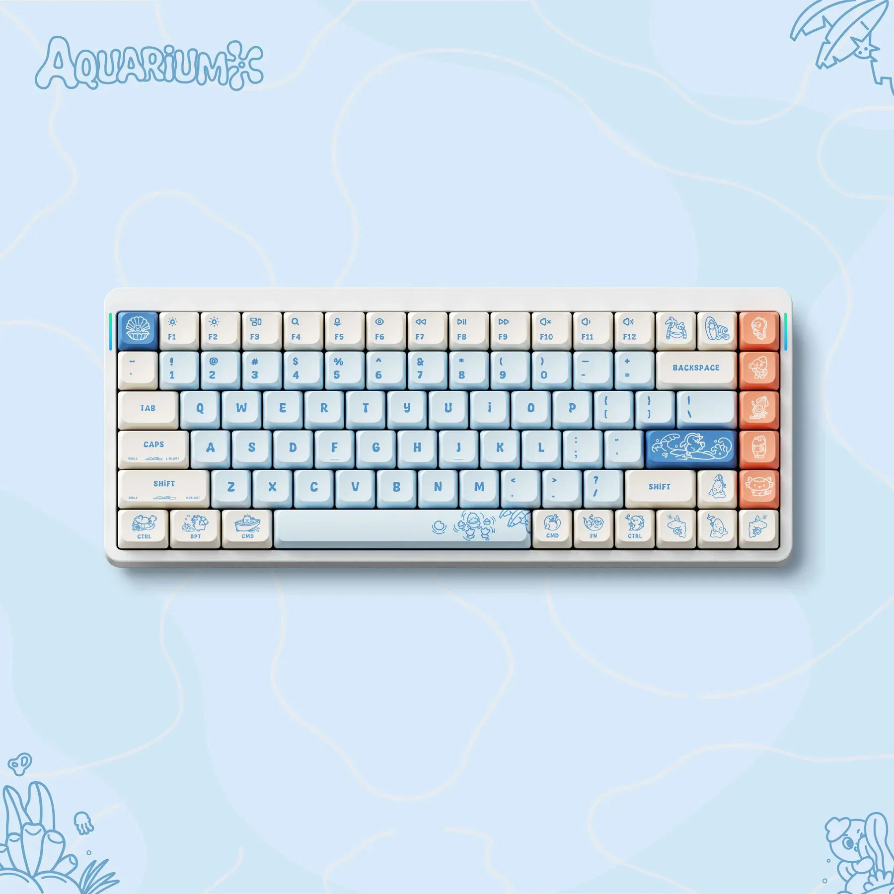 nuphy-®-x-riel-aquarium-nsa-profile-dye-sub-pbt-juego-de-teclas-pbt-con-perfil-ansi-para-teclado-mecanico-de-juegos