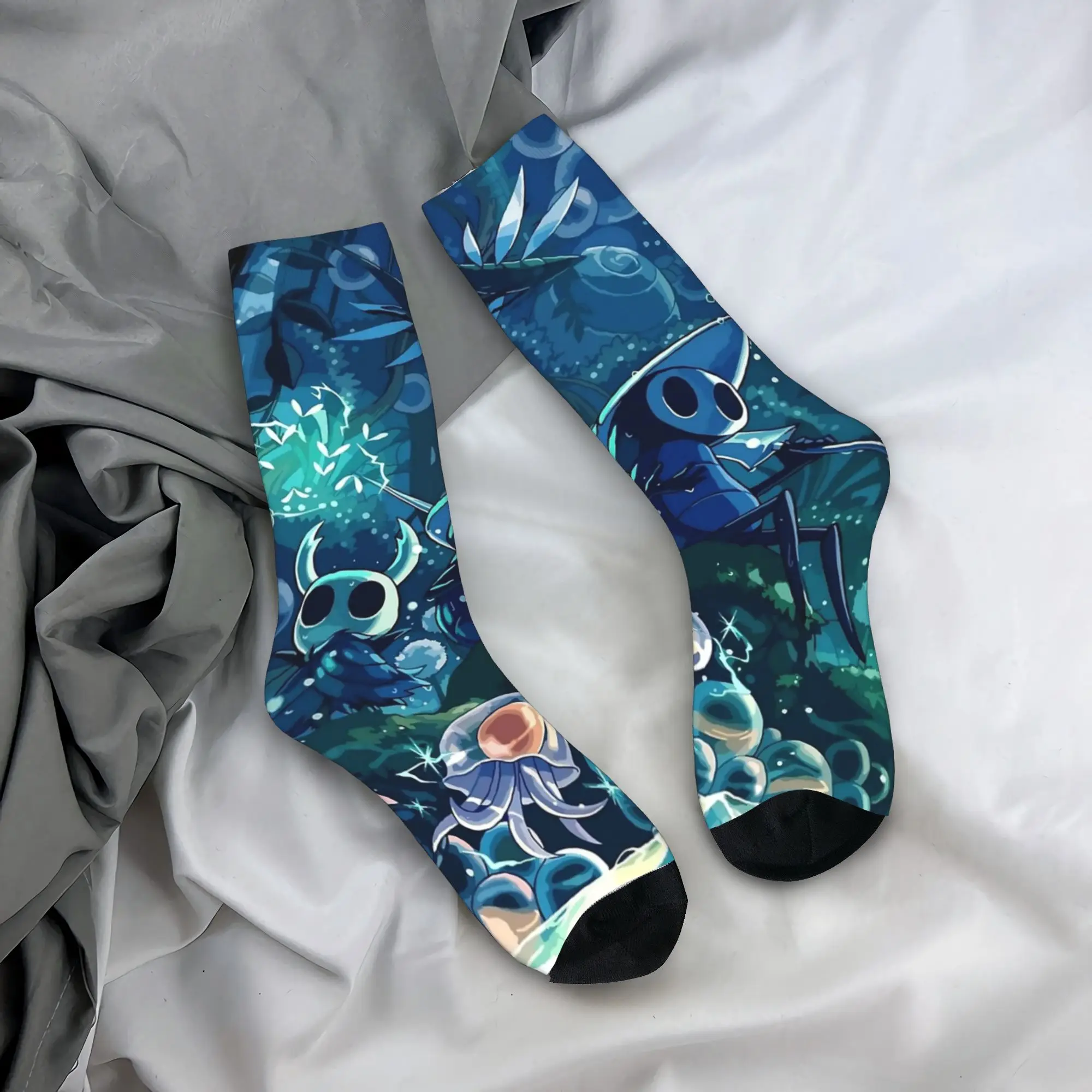 

Happy забавные мужские носки Harajuku Hollow Knight Silksong носки из полиэстера спортивные женские носки весна лето осень зима