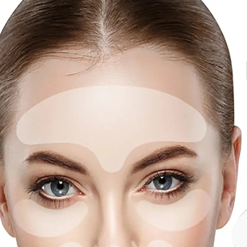 

Anti Wrinkle Forehead Patch Silicone Reusable Silicone Patch Soft Comfortable Easy Facial Eye Anti-aging Face Skin Care Tool