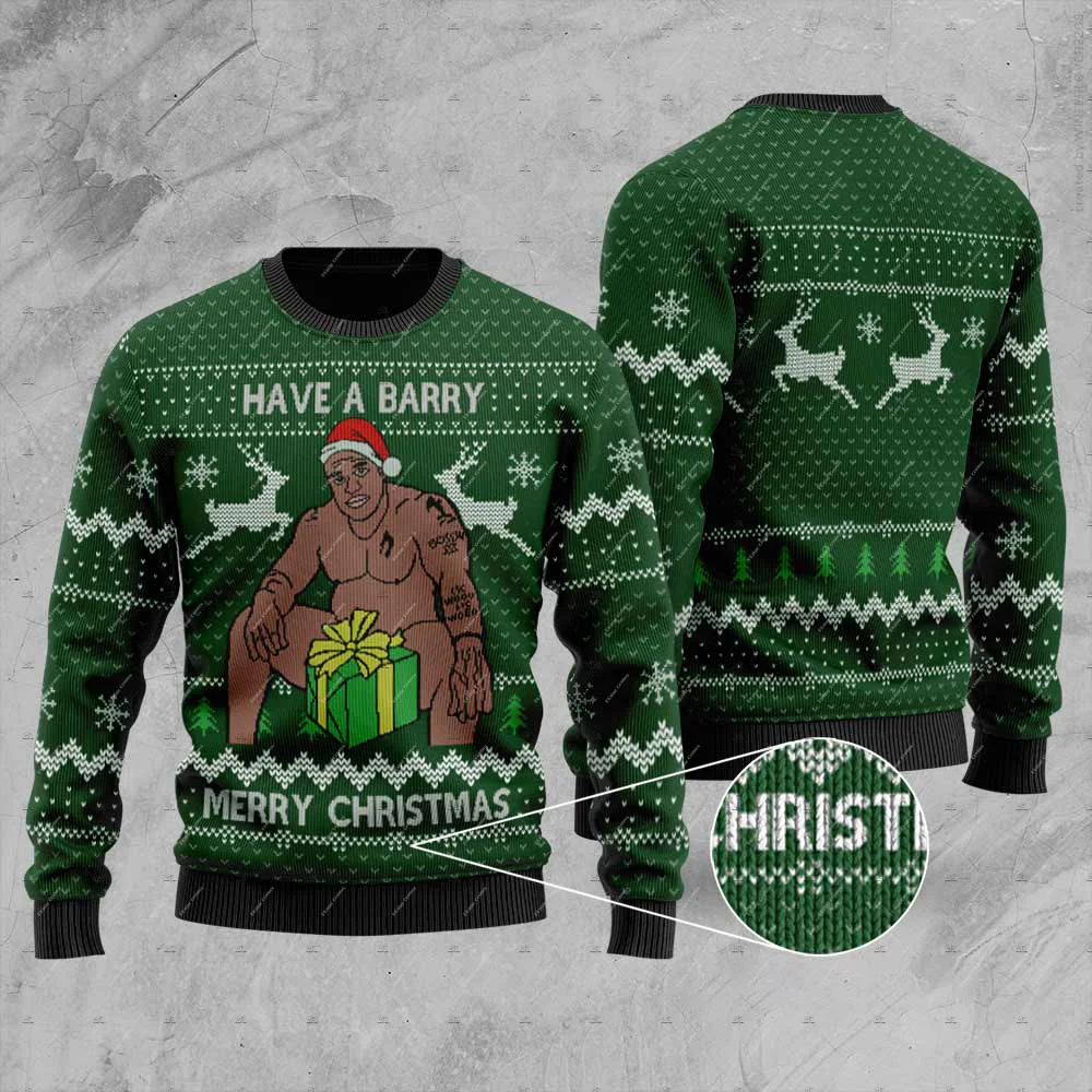 

Рождественский косплей Санта-Клаус домашнее животное аниме мультфильм череп винтажный зимний уродливый свитер 3D принт пуловер в стиле Харадзюку забавный с длинными рукавами 1