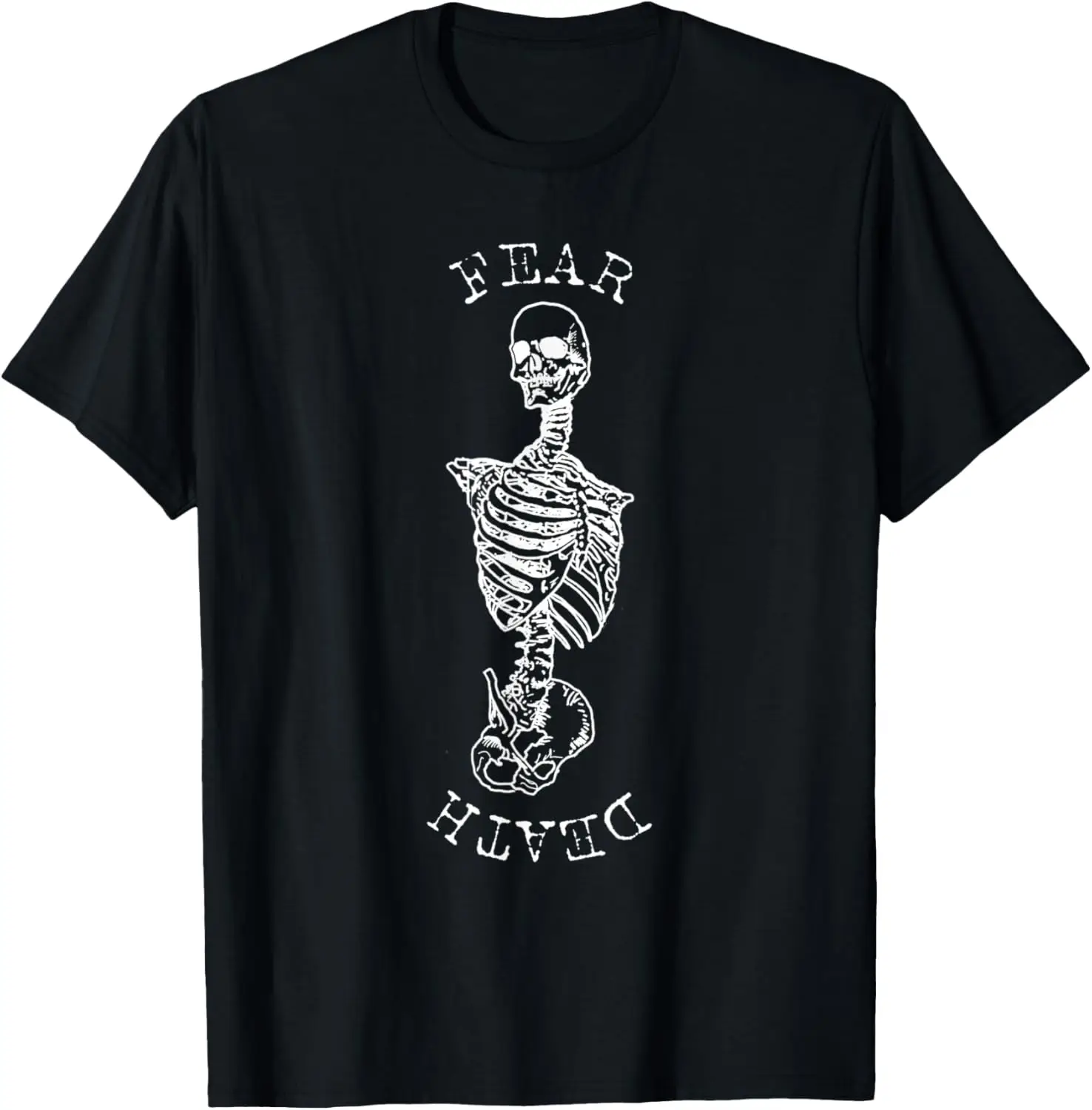

Goth Halloween Bones Skeleton Creepy Spooky T-Shirt