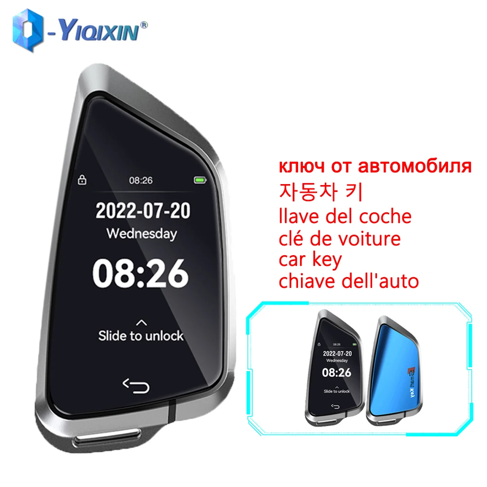 Автомобильный ключ для Mercedes Benz A B C E S Class CLA CLS SLC Class AMG GT E300 C260 S480 S350 C200 E350 S400 S450 Smart LCD Key Shell