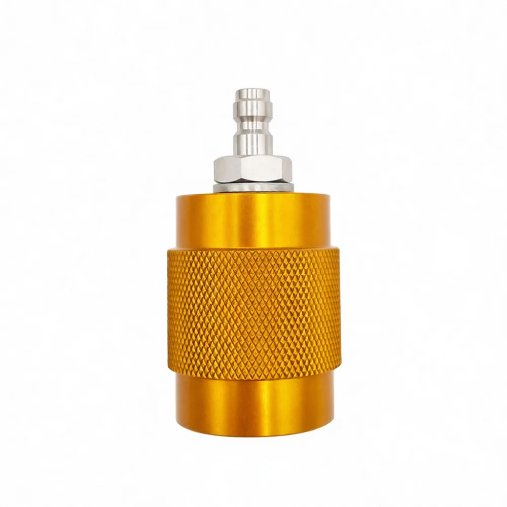 Gas Cylinder Refill Adapter G5 8 Female To 8mm Quick Connect Fitting Secure Seal Tool For Scuba Oxygen And CO2 Tank