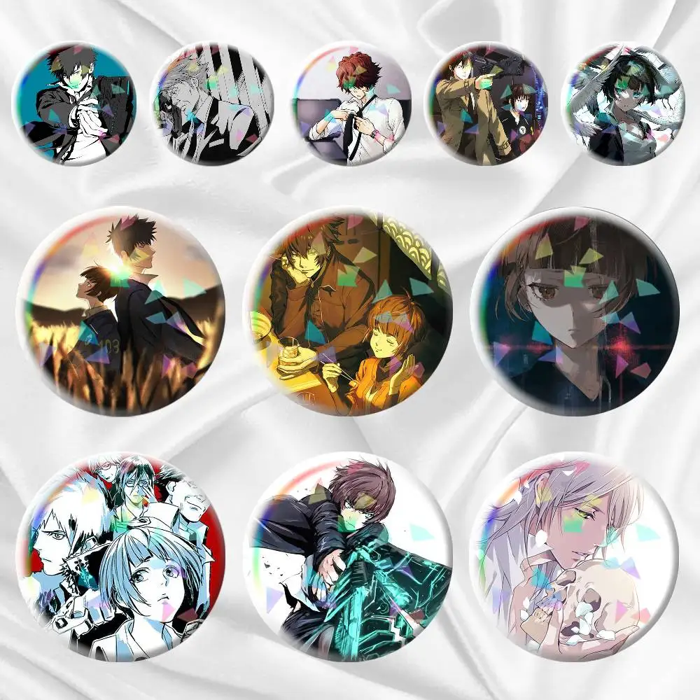 

PSYCHO PASS Anime 75mm 44mm 25mm Accessories Toys Badge Brooch Backpack Hat Pins