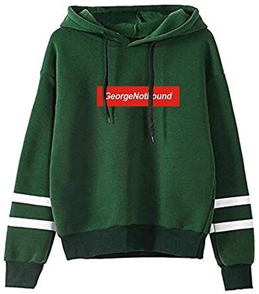 Georgenotfound Merch Hoodie atasan lengan panjang, baju atasan bertudung Musim Semi dan Gugur untuk pria dan wanita