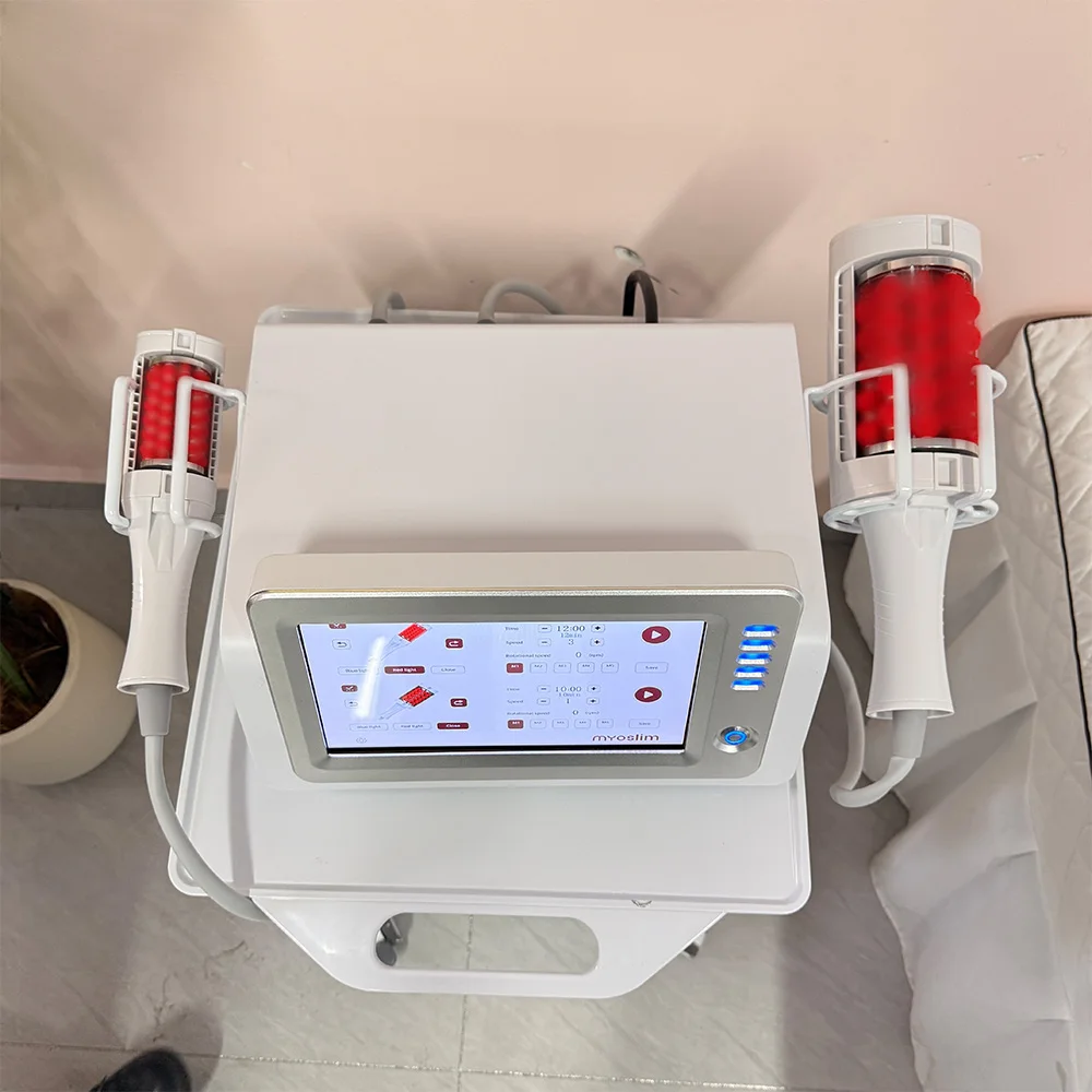 

Новый настольный RF-аппарат Myoslim для коррекции фигуры: роликовый массажер для уменьшения жира и магнитный EMS-тренажер для похудения и коррекции фигуры, белый