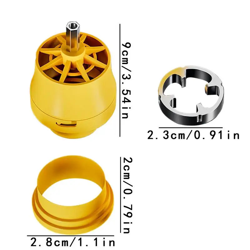 New PVC Thread Maker Tool Pipe Threader Plumbing Tool Pipe Tap Die Set Electric Drill Pipe Threader Tool For Pipe Threader