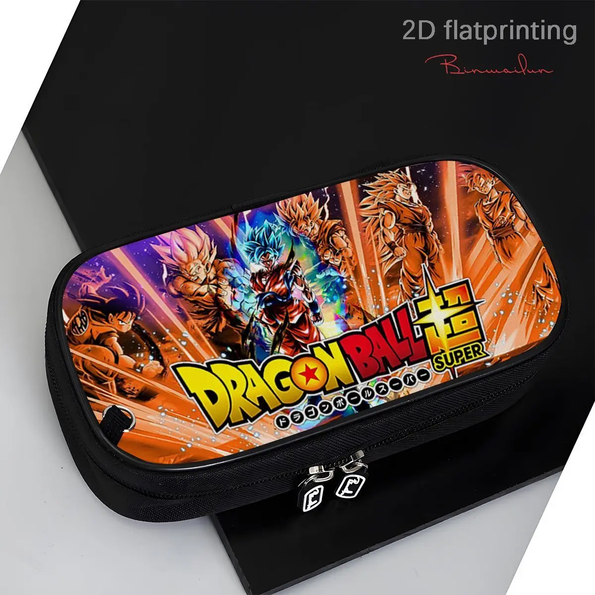 Dragon Ball Son Goku Cartoon Cute Student Pen Case Personality 2D Stationery Pencil Storage Box Animation Peripheral Wholesale view 5