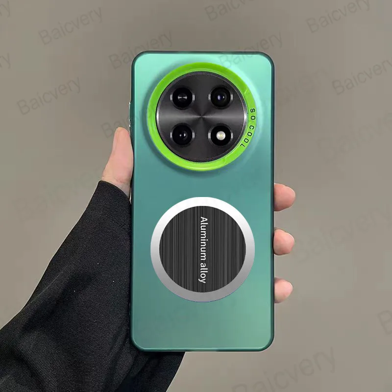 لهاتف Honor X9A X9B X9C غطاء حماية ذكي بلون الحلوى غير لامع مع ملصق صفائح حديد