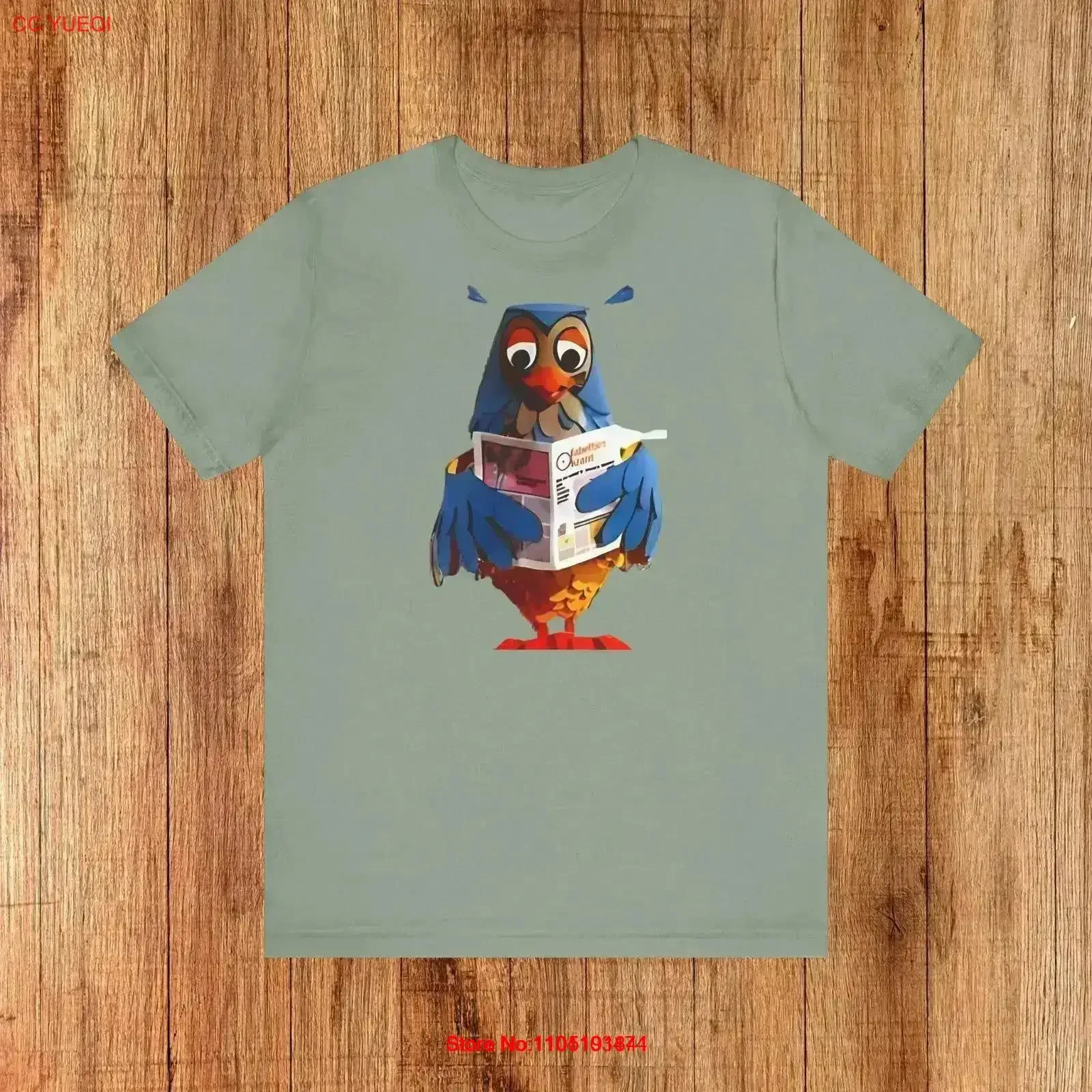 

Mr Owl T Shirt vintage Washed Top For Everyday Wear Soft Slightly Comfortable Stylish Versatile fashion Breathable vintage