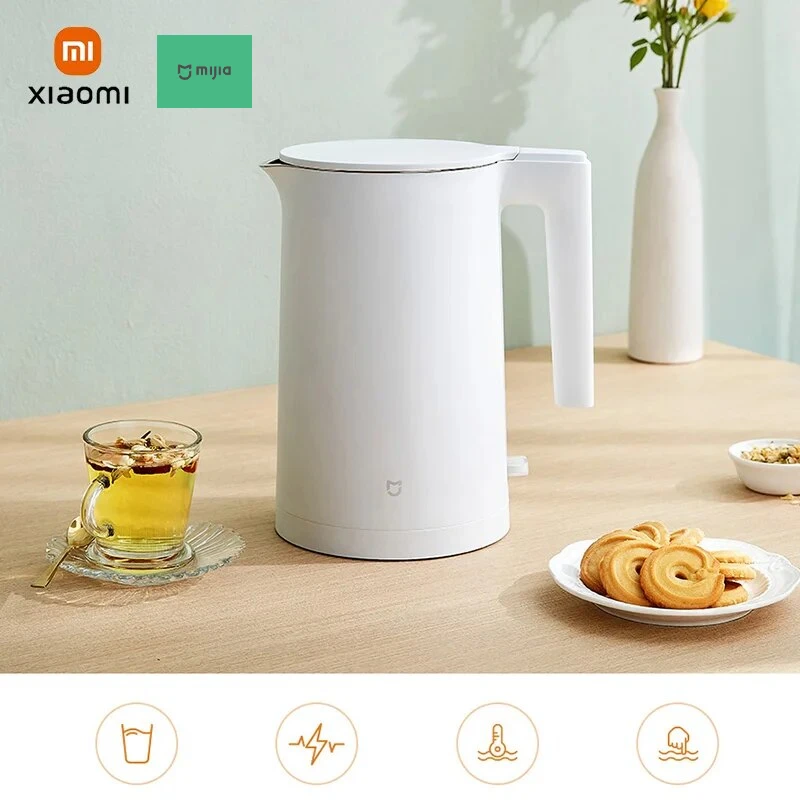 

Xiaomi Mijia Appliance Kettle 2 Household 1.7l Capacity 220V for Household Healthy Kettle 304 Stainless Steel Liner