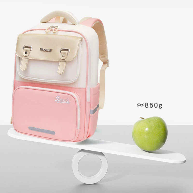 school bag Kids backpack water proof Preschool Ages 6-18 Spine protection Reduce the burden Large capacity