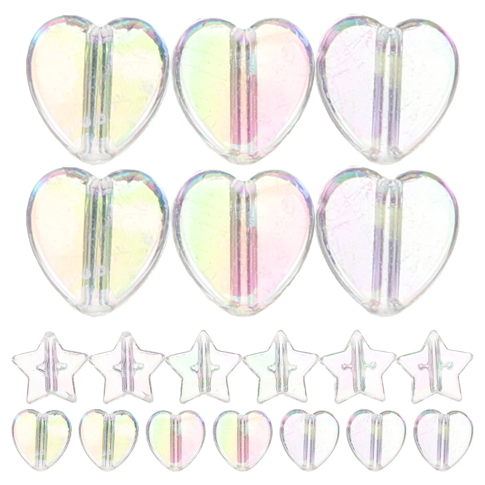 

100Pcs Acrylic Spacer Beads Jewelry Spacer Beads for Bracelets Necklaces DIY Craft Making Accessories Jewelry Making Accessory