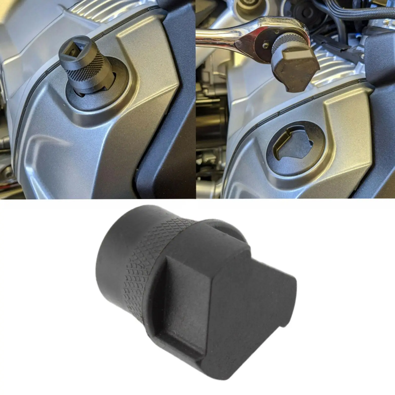 

Крышка масляного фильтра для замены масла, мотоцикла, легко использовать, ремонт, прочная замена, высота 3,05 см, инструмент для снятия гнезда масляного фильтра