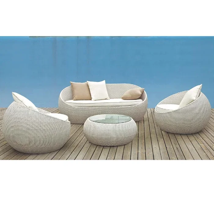 

#Patio Wicker Sofa Set Outdoor Furniture set garden rattan sofa cheap