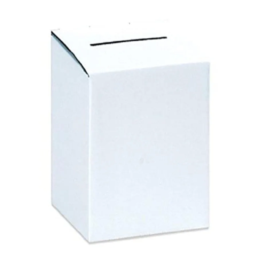 

Коробка для голосования/предложений из гофрированного картона, 10x10x9-10 дюймов, белая, упаковка 10 шт., для предложений, розыгрышей, лотерей