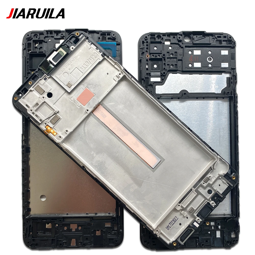 NEW Middle Frame Housing For Samsung M12 M13 M21 M23 M31 M32 M51 M52 M53 M62 Rear Middle Frame LCD Front Bezel Cover Parts