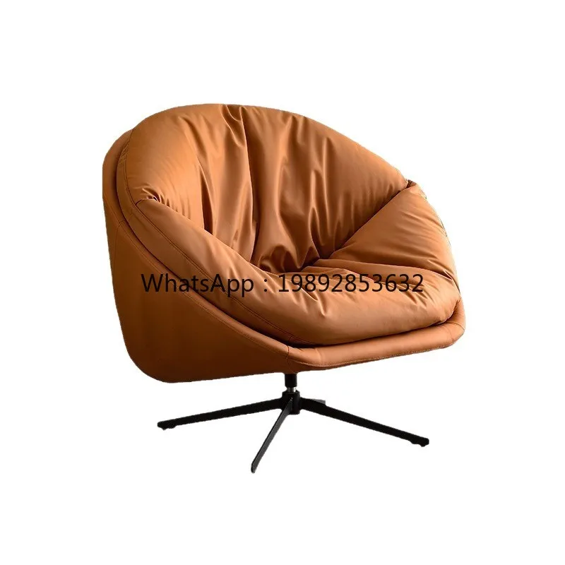 YFY خمر نمط الدورية أريكة واحدة كرسي شقة صغيرة المنزل كرسي دوار واحد شرفة غرفة المعيشة #5