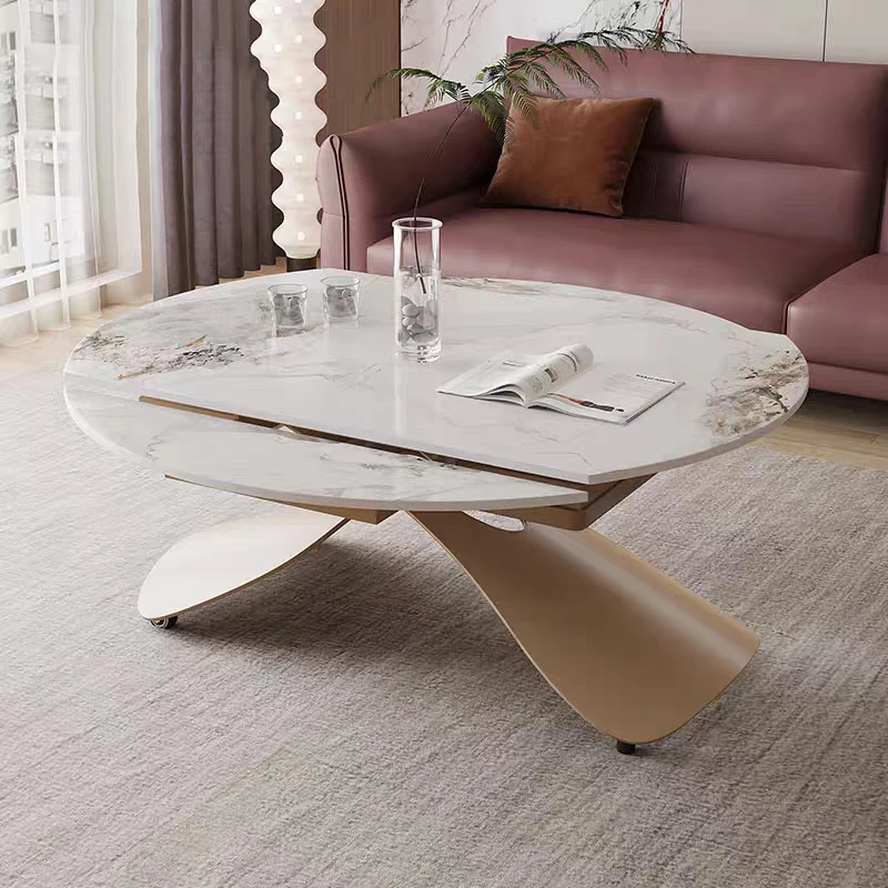 Adjustable Luxury Coffee Tables Italian Modern Unique Lift Top Coffee Tables Multifunction Foldable Table Basse Furniture Home