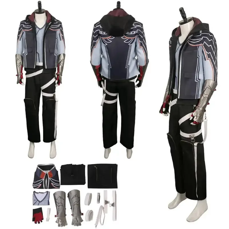 Kazuma/Reina/Lili/Steve Fox/Ling Xiaoyu/Jun /Hwoarang/Kazama Jin/blanco disfraz de Cosplay para hombres y mujeres ropa de Halloween ty'4
