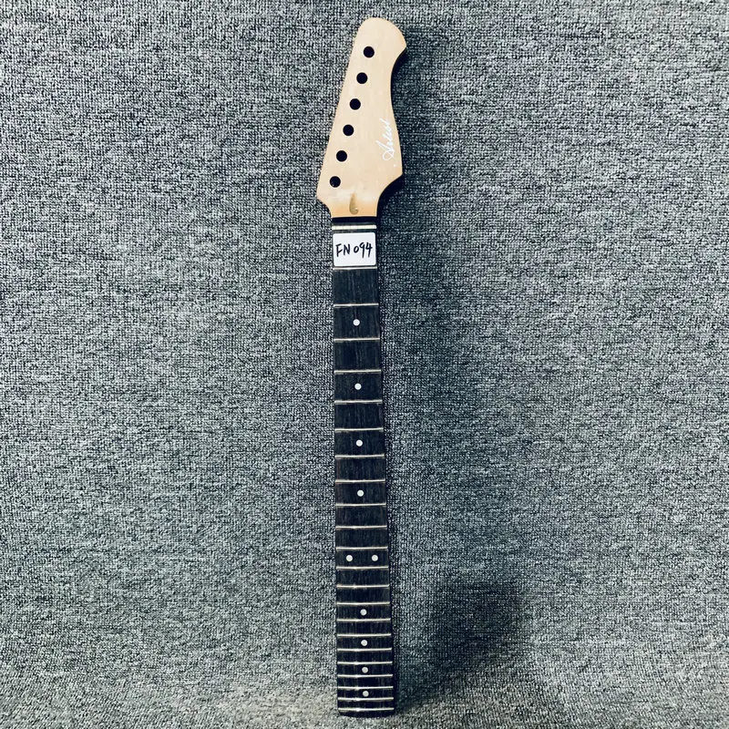 FN094 Genuine Artist 6 String Electric Guitar Neck Semi Finishing with Damages DIY Replace ST Guitar Parts Authorised Produced