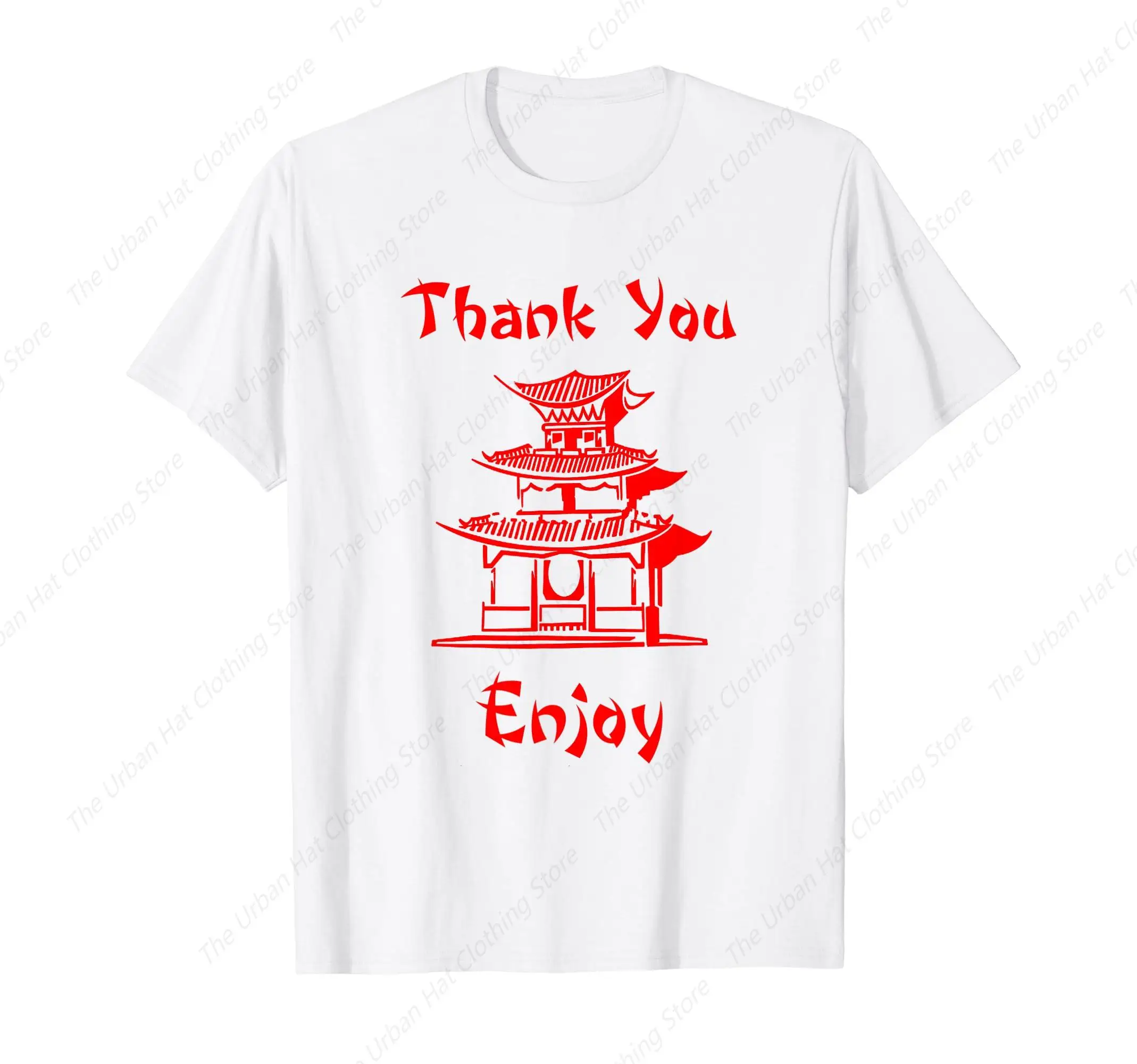 

Chinese Take Out Shirt T-Shirt Fashion Cotton Short Sleeves Man Clothing Daily Casaul T shirts Top for Men Travel Daily