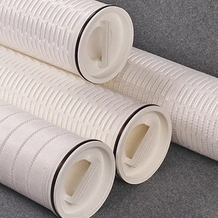 6 inch Belt Type 10 Micron High Flow Filter Element Pleated Depth Polypropylene Membrane for Water Treatment Machinery