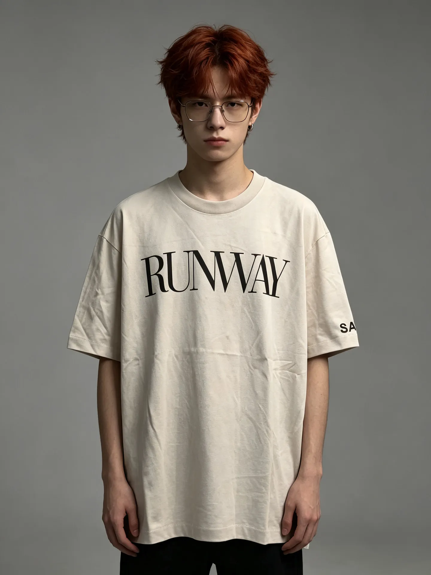 Yao Fashion New Vintage Hip Hop Casual Tee Saint Devil High Heels Print Tops Washed Worn Outdoor T-Shirts for Men Clothing