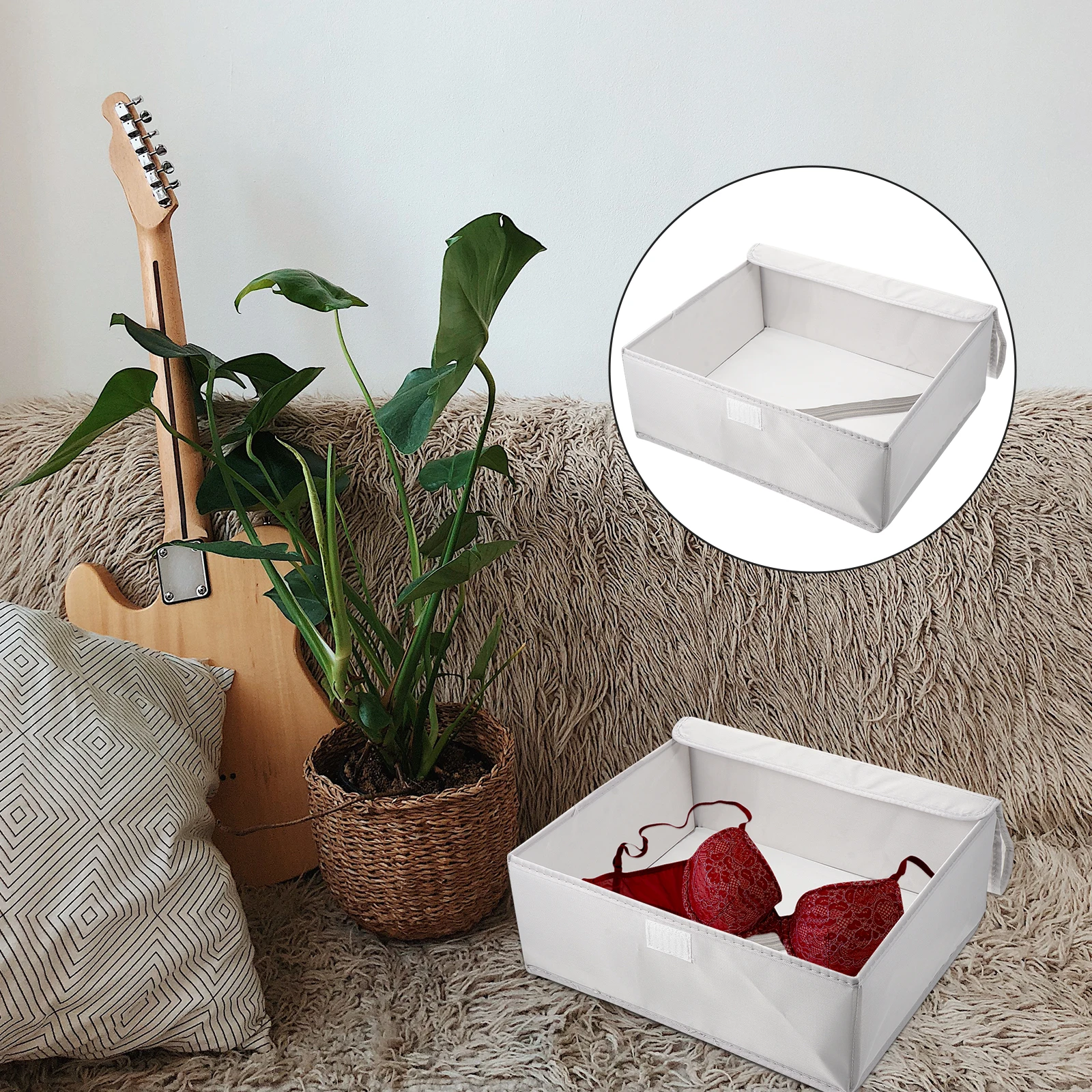 

Hanging Underwear Storage Box Lingerie Organizer Dresser for Women Clothes Drawer