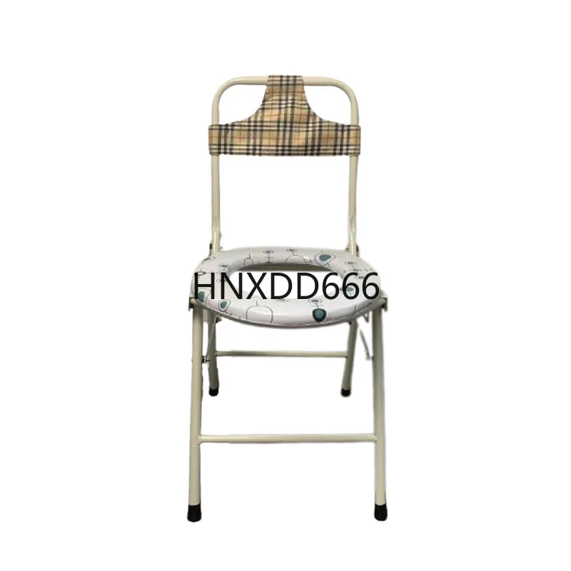 

Elderly backrest toilet chair Elderly toilet folding manufacturer Pregnant women stool toilet
