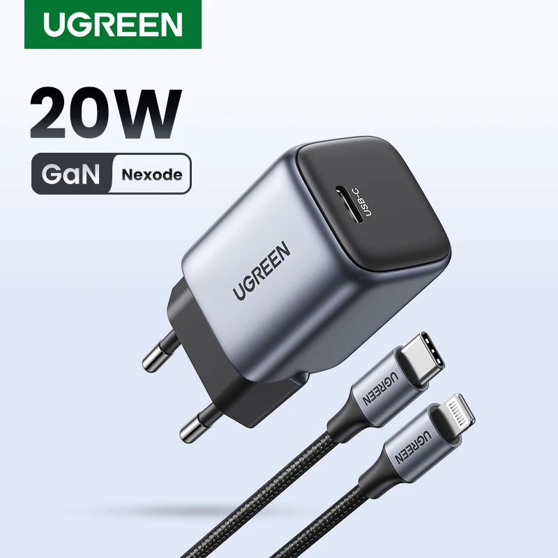 【New Sale】ugreen 20W 30W Gan Charger Pd Snelle Usb Type C Lader Usb C PD3.0 QC3.0 Quick Opladen voor Iphone 14 13 12 11