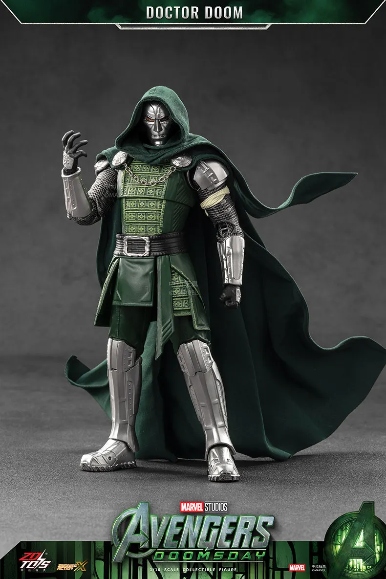 ZD Original Doctor Doom Iron Man MK8 MK31 MK32 MK10 MK19 Tiger 1/10 Armor Marvel legends Avengers Action Figure Toys Model Gift