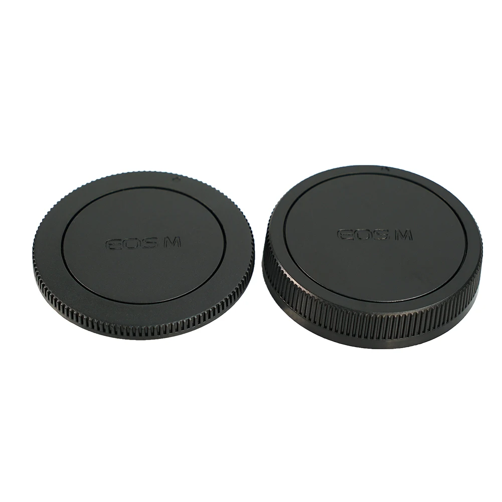 Camera Front Cap Body Cap Rear Lens Cap for Canon EOSM m1 m2 m3 m5 m6 m10 m50 m100 EF-M Mirrorless Camera Cap Cover Protector