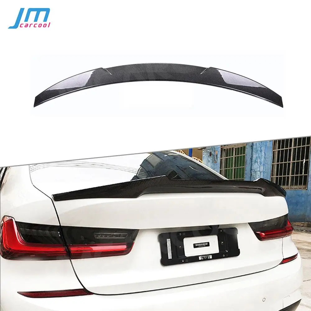 

Carbon Fiber / ABS / FRP Rear Spoiler Boot Lip Wings For BMW 3 Series G20 Sedan & M3 G28 320i 330i Spoiler 2019-2020 M4 Style