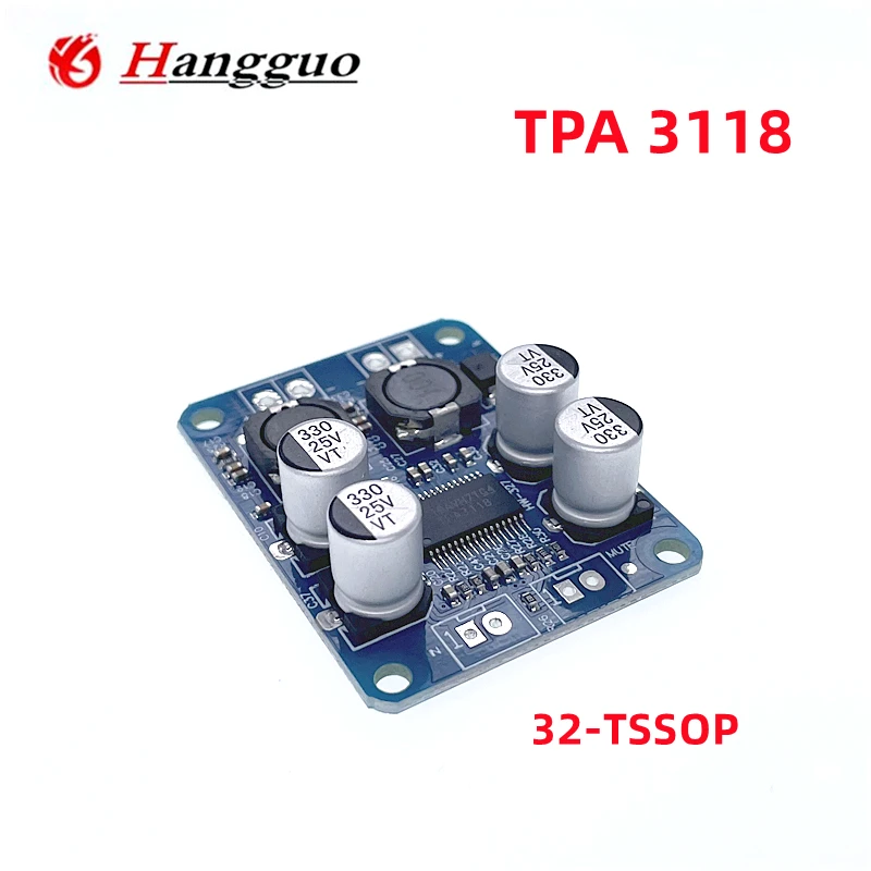 DC 12V-24V TPA3118 60W Mono Digital Audio Power Amplifier Board Amp Module 32P chip New original chip