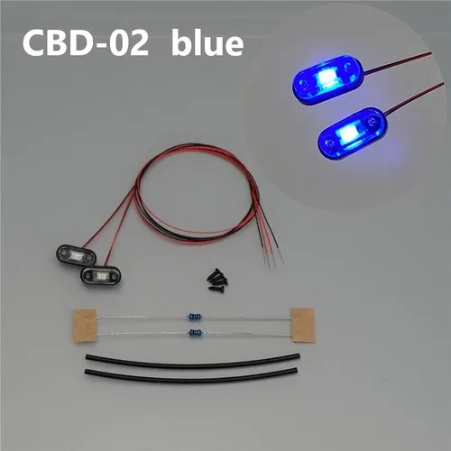 LED Markeringslichten Klaring Lamp voor 1/14 Tamiya RC Dump Truck SCANIA 770S R620 VOLVO Benz Arocs MAN TGX Auto Accessoires