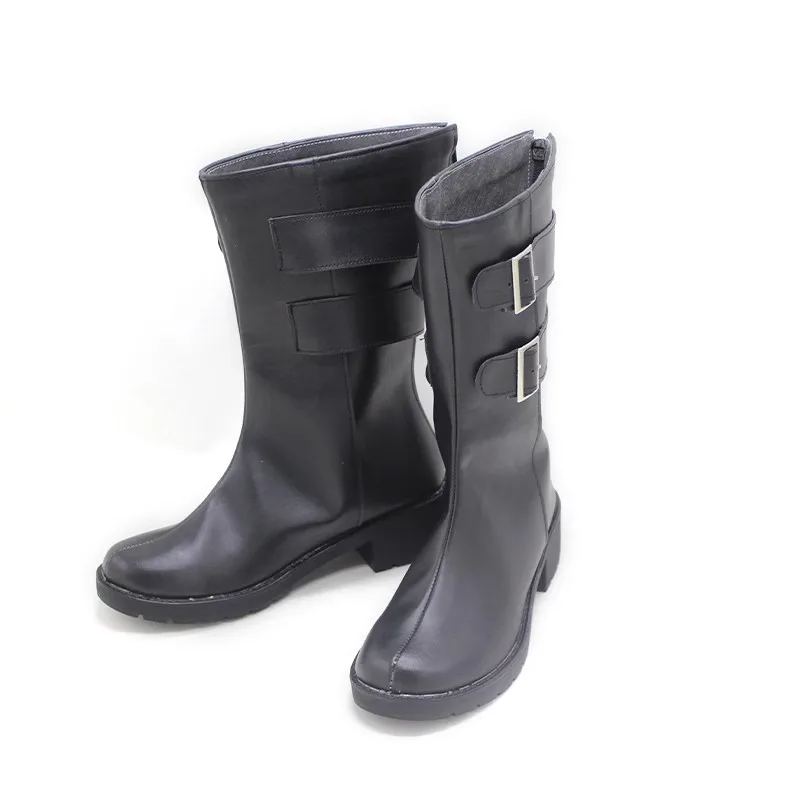 Botas de Anime vengadores Cosplay Black Dragon Agent Bad Boy, zapatos hechos a medida, Carnaval de Halloween