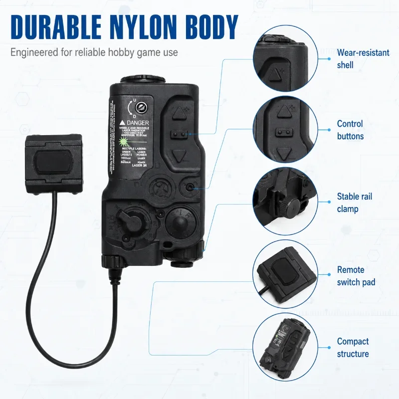 Outdoor Hobby RAID-X Rail Mount Position Marker Multi Adjust Calibration Detachable Wired Pressure Switch Parts