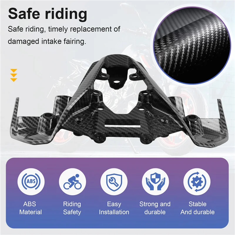 

Highly Recommended Motorcycle Front Headlight Air Intake Inter Fairing Fit For Ducati Streetfighter V4 V4S 2020 2021