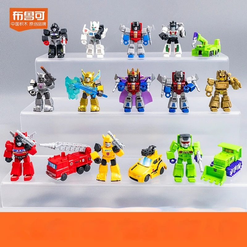 

Original Blokees Building Blocks Complete Set 12pcs Defender V1 V2 V3 Transformation Starlight Conquestcoronation Starscream Gif