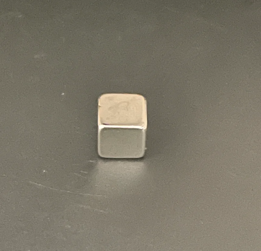 10X10X10mm 5x5x5mm Small Square Cube Magnets,Fun Magnets,Tiny Crafts, Fridge Magnets,Refrigerator Magnets, For Whiteboard, Block view 3