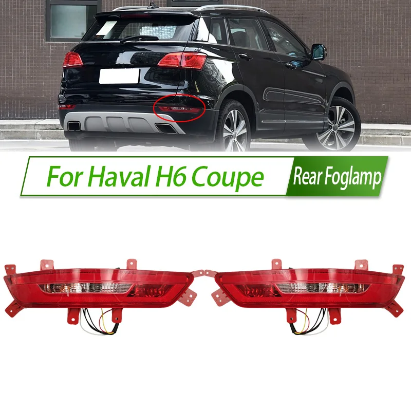 

For Haval H6 Coupe Car Fog Light Assembly Front Bumper Fog Lamp Kit Replacement with Waterproof Housing