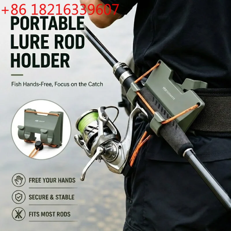YAO Adjustable Angle Fishing Rod Holster Slide Lock System High Strength Portable Pole Rack Spinning Fly Surfcasting Sea Trout G
