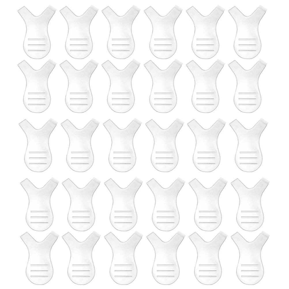

60pcs Eyelash Curlers Brush Tool Lifting Accessories Extensions Shaped Plastic Y lashes perming salon home use
