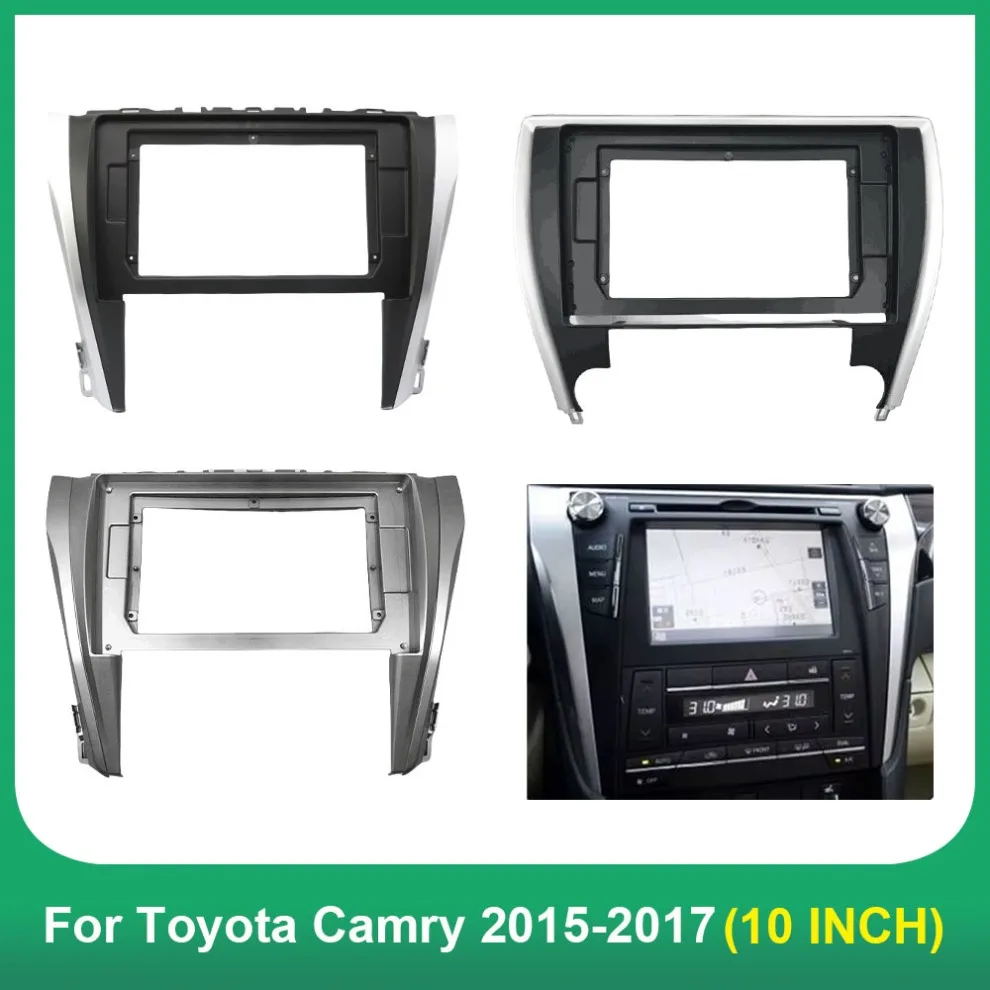 For Toyota Camry 2015-2017(10.1Inch)Car Radio Fascias Android GPS MP5 Stereo Player 2 Din Head Unit Panel Dash Frame Installatio