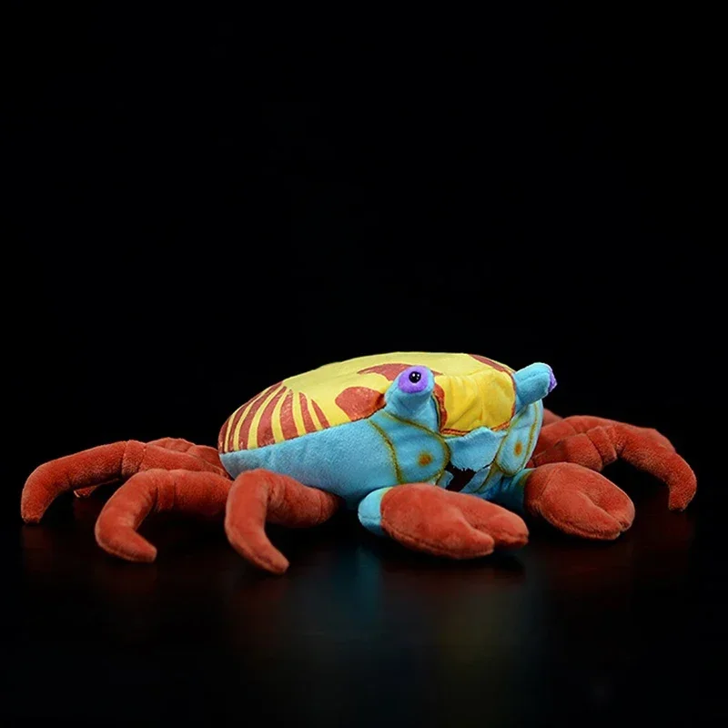 Original Crab Plush Toys Cute American Red Crabs Animals Wild Crab Simulation Real Life Soft Dolls Lovely Lifelike Kids Gift