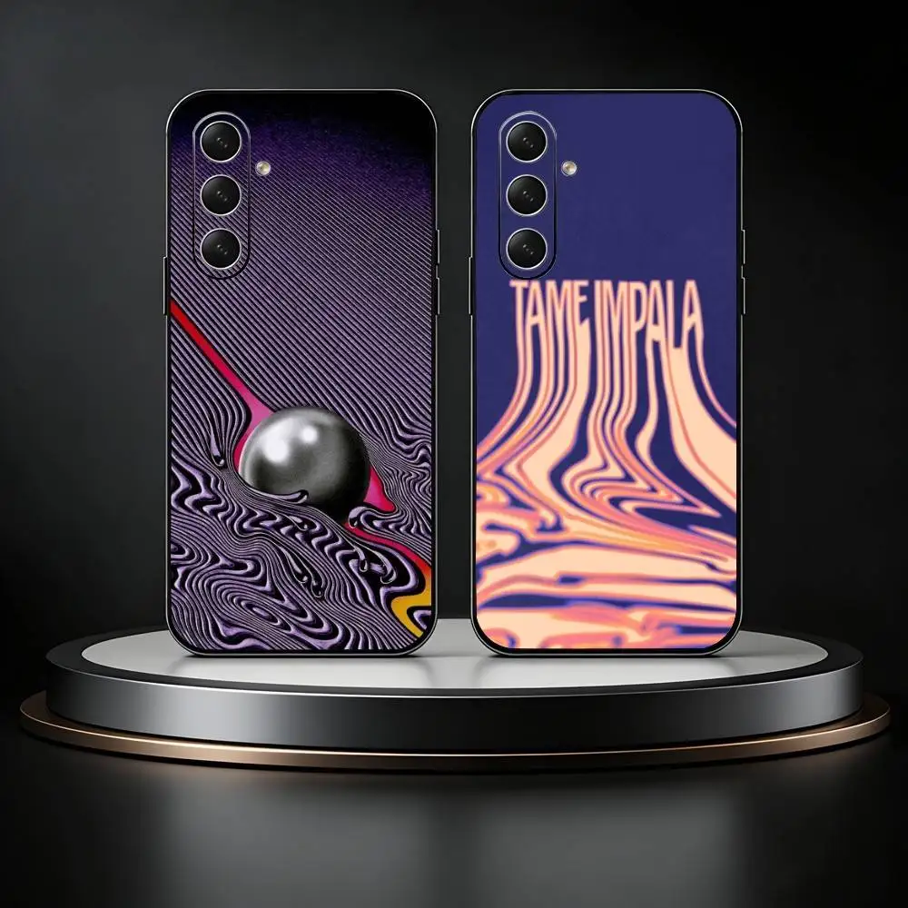 

Tame I-Impala Band Phone Case For Samsung Galaxy A73,21,22,32,71,53,52,51,80,5G Soft Black Cover